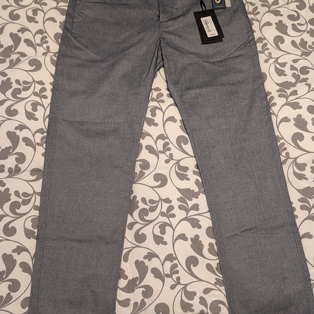 Ted Baker Blue Textured Trousers